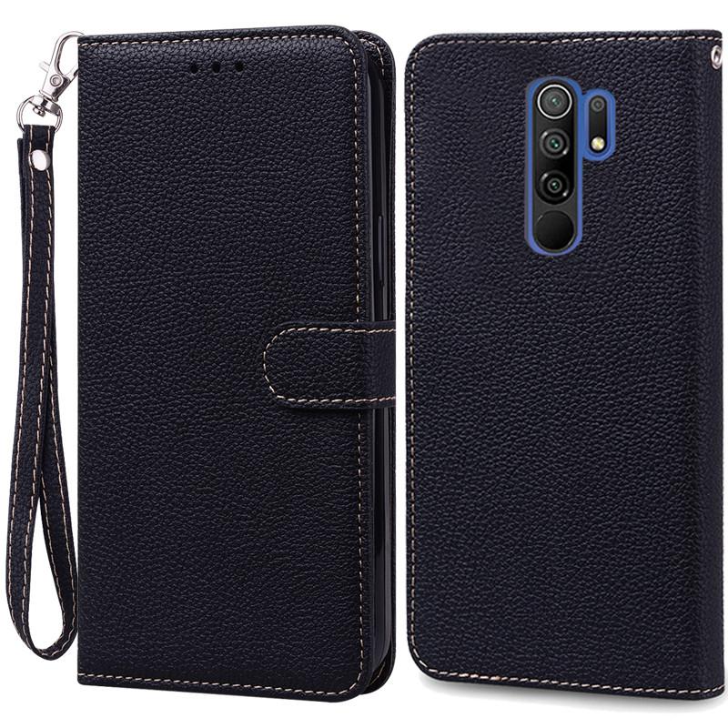 For Redmi 9 Case Soft Silicone Wallet Cover Phone Case For Xiaomi Redmi 9 Case Redmi9 Leather Flip Case Coque Fundas Shell
