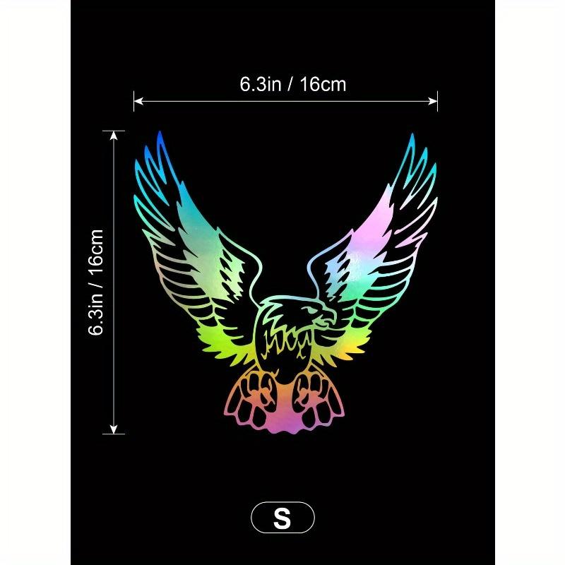 S-Разноцветный 1 шт. Элегантный Орел Птица Автомобильные наклейки Кузов автомобиля Окно Бампер Виниловая наклейка Автомобильные аксессуары