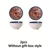 2/4/6 предметов японской керамики миски для хлопьев 4.5 дюйма десерт салат закусочная миска кухонная лапша набор столовых приборов безопасен для микроволновой печи подарочная коробка