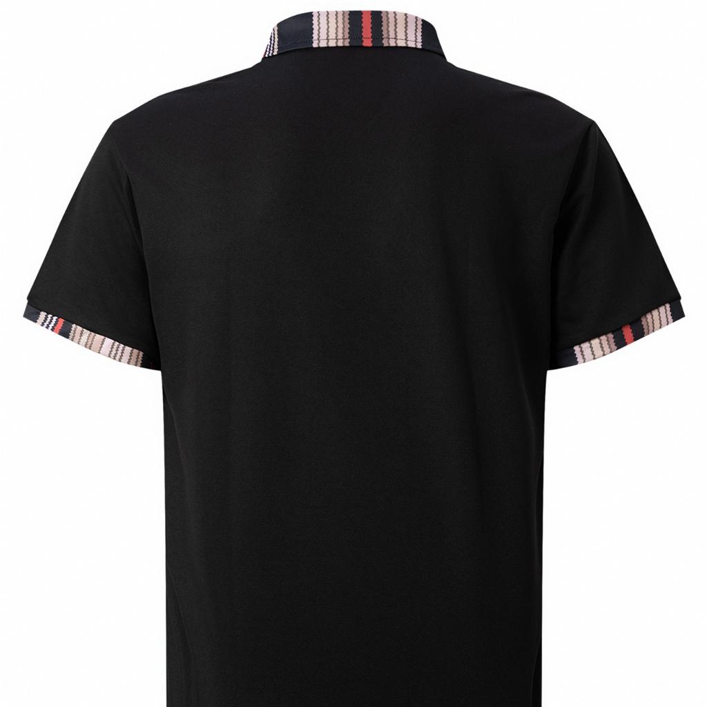 Новая летняя мужская спортивная рубашка-поло с короткими рукавами и лацканами, модная свободная футболка, топы