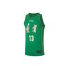 CBA Series Moisture-Wicking Breathable Straight-Cut Basketball Tank Top Fan Edition 21-22 Season Men Tops Green AAYR813-1