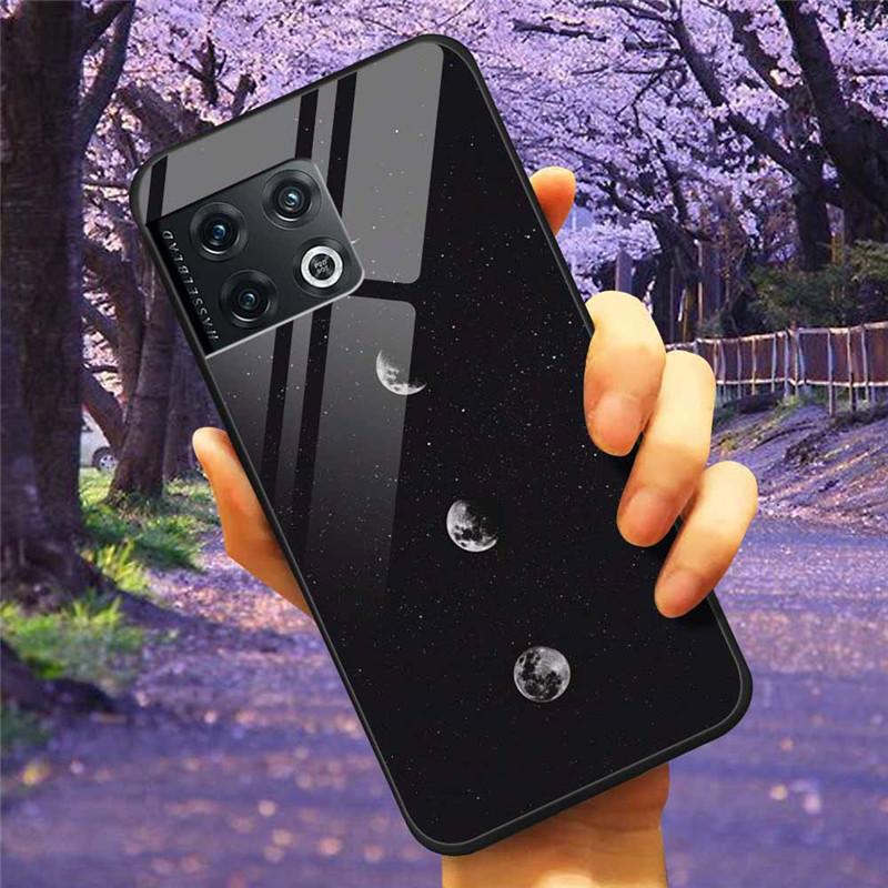 For OnePlus 10 Pro 5G Case 6.7'' Tempered Glass Starry Marble Hard Back Cover for One Plus 10Pro Funda Capa Oneplus10pro Coque