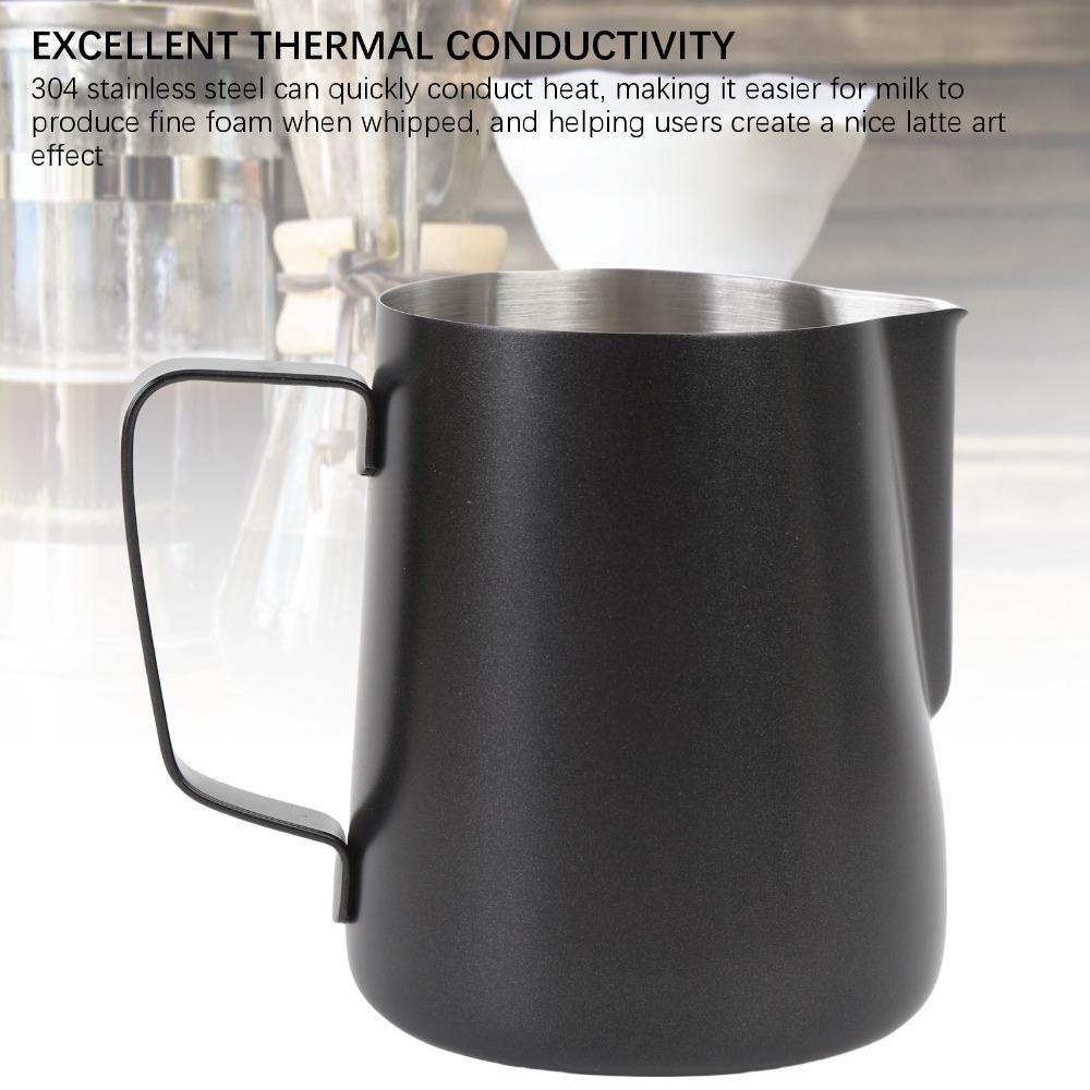 Pointed Spout Milk Pitcher With Scale Latte Art Frothing Cup Coffee Preparation
