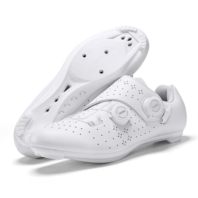 Unisex Road Cycling Shoes With Stiff Sole Non-Clipless Or Clipless Options Lightweight Anti-Slip Outdoor Bike Footwear