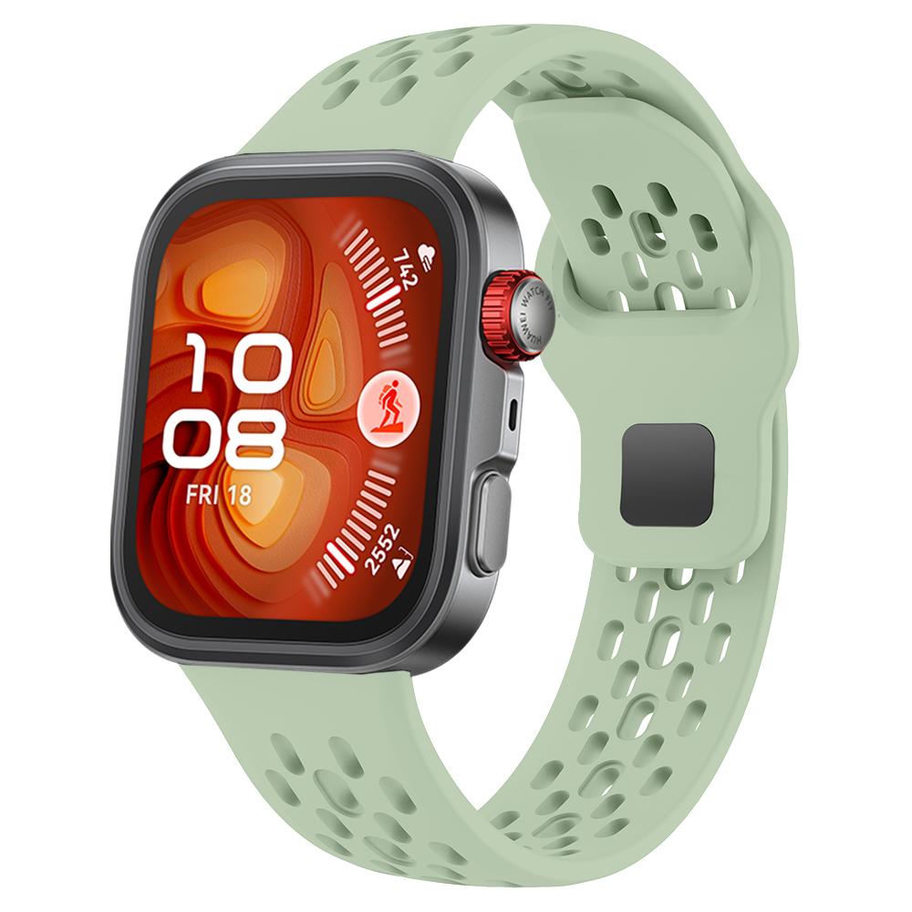 Спортивный дышащий силиконовый ремешок для HUAWEI WATCH FIT 4 Pro FIT4 / FIT 3 Наручный браслет Ремень Аксессуары