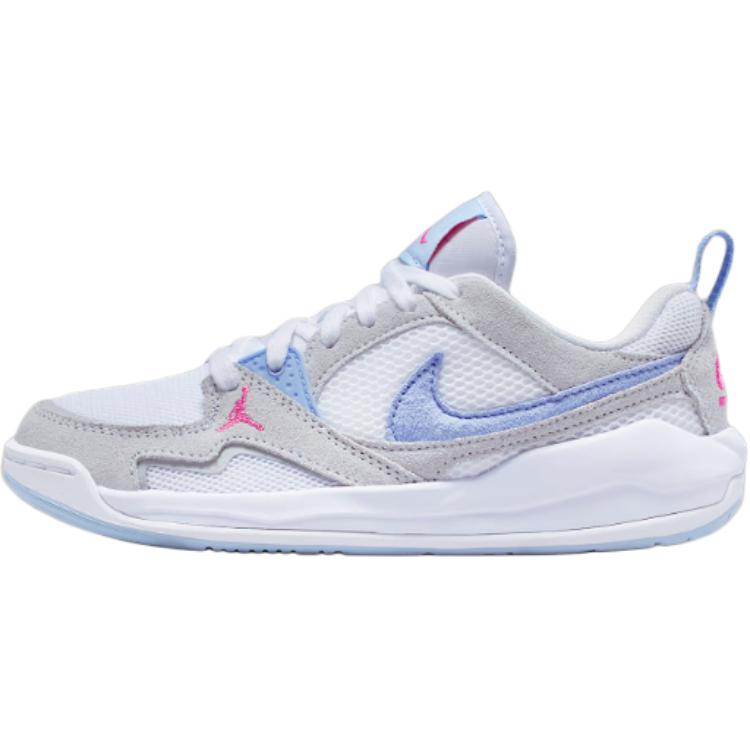 Jordan CMFT Era Low top Children's Basketball Shoes White Blue Unisex HQ0506-140