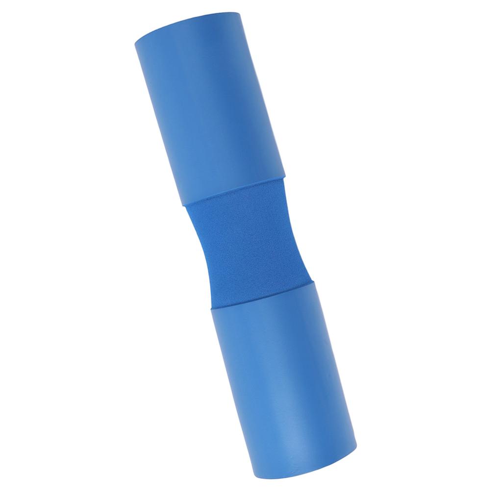 Squat Pad Blue Barbell Pad Thickened Foam Provide Cushion To Neck Shoulder with 2 Strap Squat Accessory for Gym