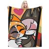 Chikn Nuggit Soft Blanket  Girls Boys Plush Throw Blanket Print Home Decor Flannel Bedspread Sofa Bed Cover