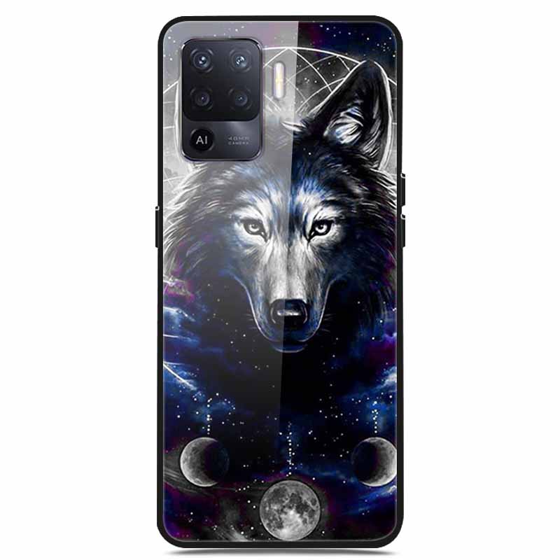 For OPPO Reno 5 Lite Case Luxury Tempered Glass Bumper for OppoA94 4G Phone Cover For OPPO a94 4G/ Reno5 Lite Glass Coque A94 4G