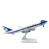 30СМ B747 Air Force One Модель Самолета Смола Статическая Реплика Модель Самолета с Колесами и Устойчивой Основой Коллекционный Подарок от Авиации