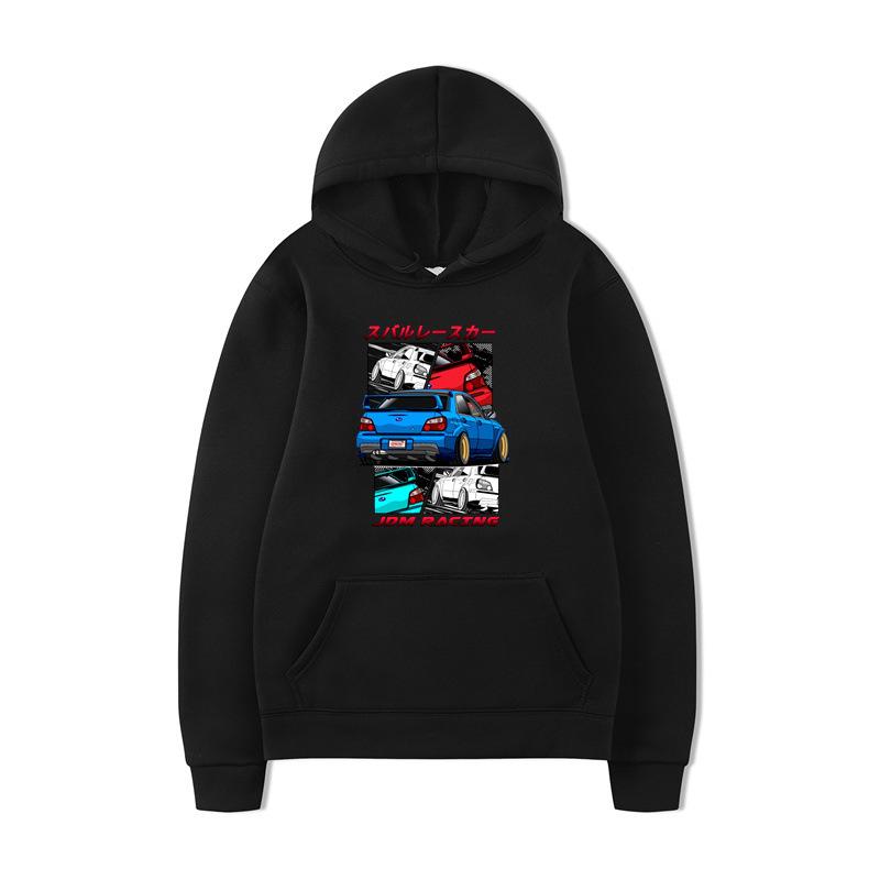 Initial D Hoodie Men Women Harajuku Aesthetic RACING Hoodie Long Sleeve Sweatshirts Women Casual Pullovers Sudaderas