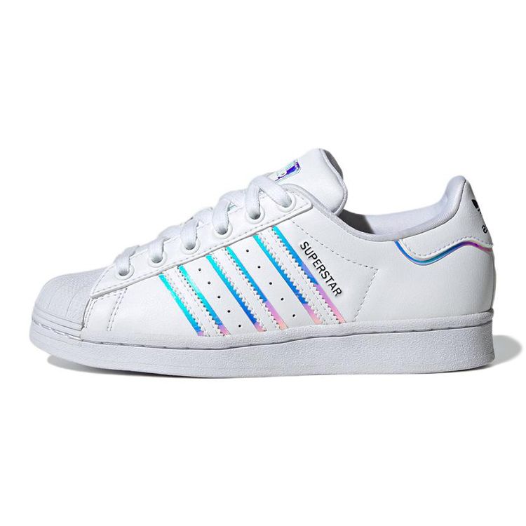 Adidas Superstar Big Kid Iridescent Kids Sneakers White Cloud-White Core-Black GV8899