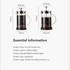 French Presses Pot Double Layer Heat Resistant Coffee Pot and Insulated Tea Brewer Milking Foam Hand Flushing Household Filter