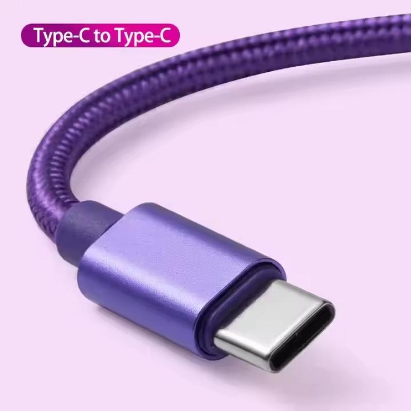 66 Вт Нейлоновый плетеный 1 м 2 м 3 м USB C Кабель для быстрой зарядки для 15 16 Pro Max Samsung S24 OPPO Кабель для зарядки