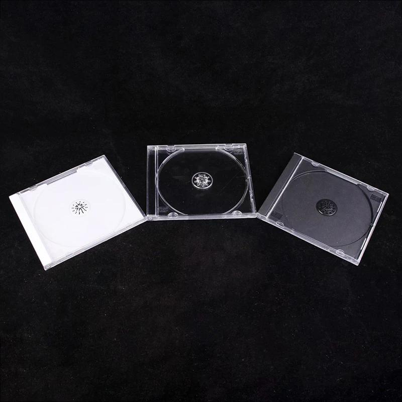НОВЫЙ! Прозрачная нижняя часть CD-бокса Пустой CD-кейс ПП-пластик CD-кейс CD-кейс Вместимость 1-2 диска