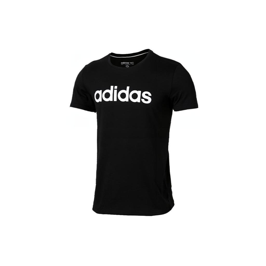 Adidas CE Gra Logo Print Спортивная футболка с коротким рукавом Мужские топы Черный DM4285