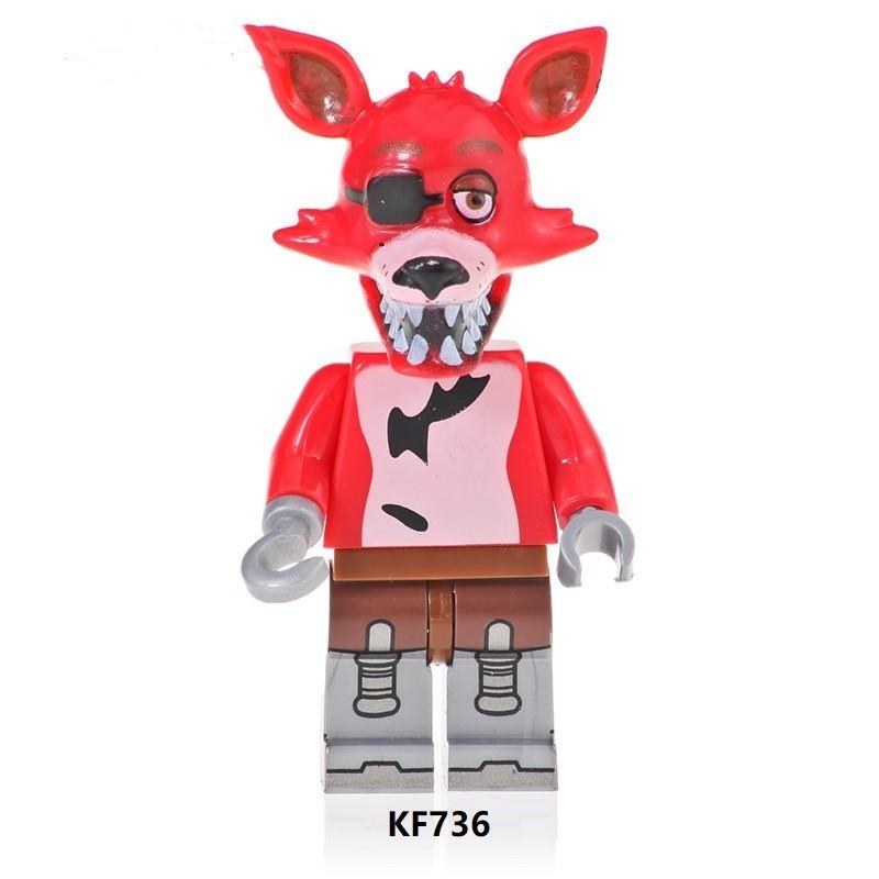 Lego FNAF Строительные блоки Foxy Chica Bonnie Five Nights At Freddy Фигурки Игрушка-головоломка Подарок
