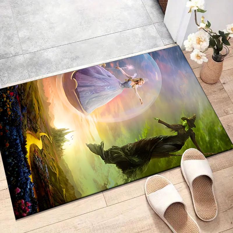 Wicked Polyester Carpet, Soft Indoor Mat for Office Chair, Living Room, Computer Desk - Decorative Home Office Rug Design