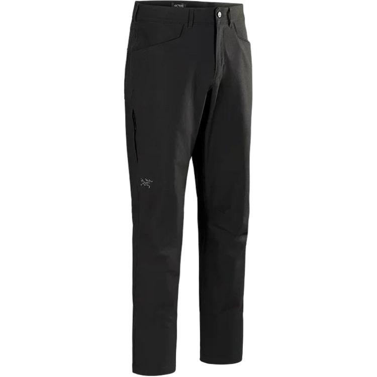 Arcteryx Casual Pants Men's Black/Black Moderate Straight Fit Pants X000009530-