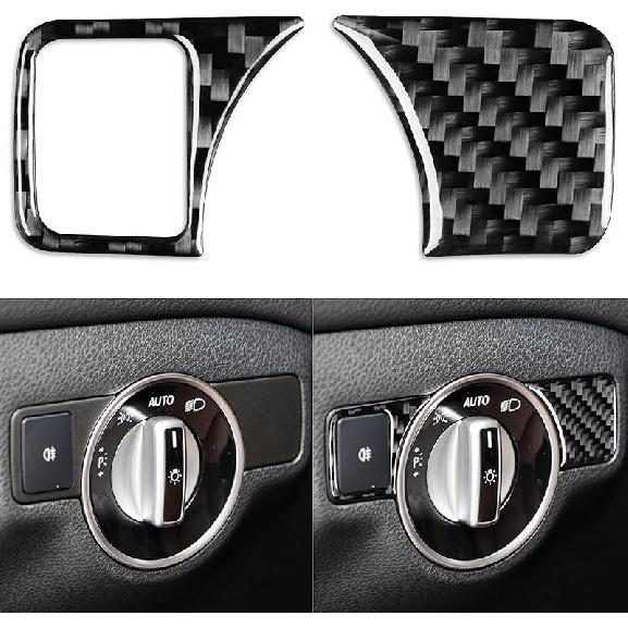 NVCNX Углеволокно Совместимо с Mercedes-Benz C-Class W204 C250 C300 C350 C63 AMG 2008 2009 2010 2011 2012 2013 2014 Седан Аксессуары Дверная панель