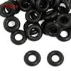 100PCS/Set Worms Wacky Rig Metric Kit Fish Bite Seal Gasket Black Rubber Assortment Set O-Rings