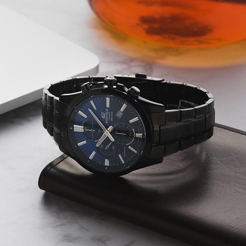 Casio Серия EDIFICE три стрелки шесть стрелок сапфировое стекло классические водонепроницаемые кварцевый механизм стальной ремешок японский и корейский EFB-660DC-2AVUPR