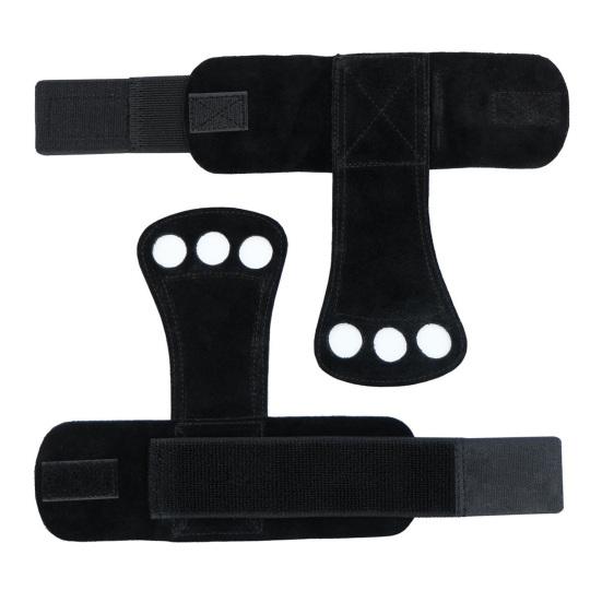 1 пара гимнастических накладок для рук с застежкой-липучкой, защита ладони, кистевые ремни для пауэрлифтинга