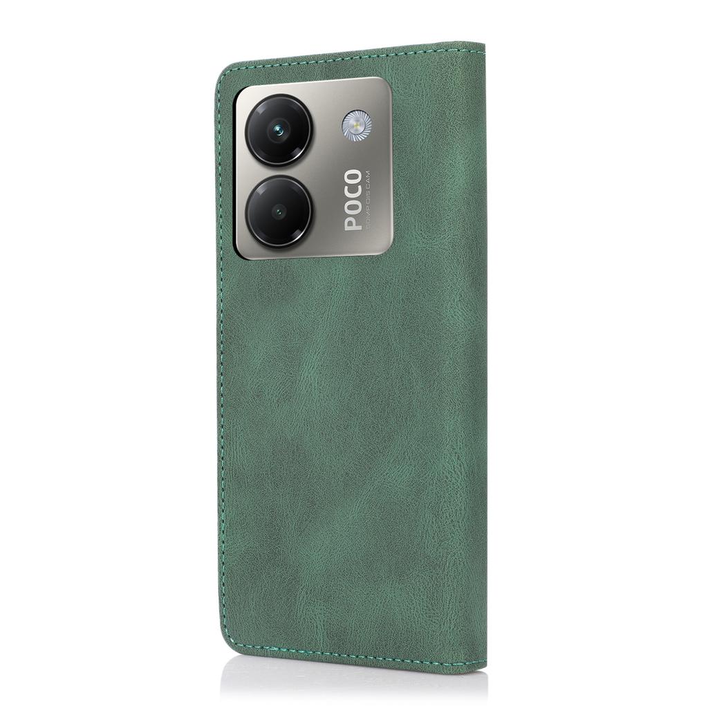 For Xiaomi Poco M7 Pro 5G Case Wallet Magnetic Closing Leather Flip Phone Cover