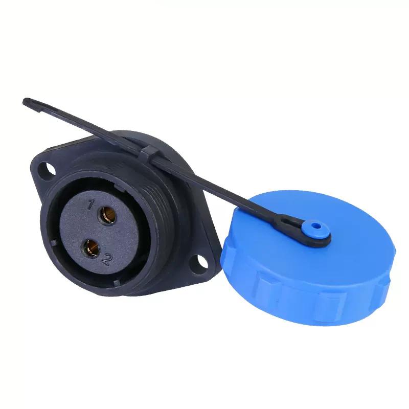 IP68 aviation plug socket connector M/P flange SP/SD13/16/17/20/21 2/3/4/5PIN male female butt joint waterproof and dustproof