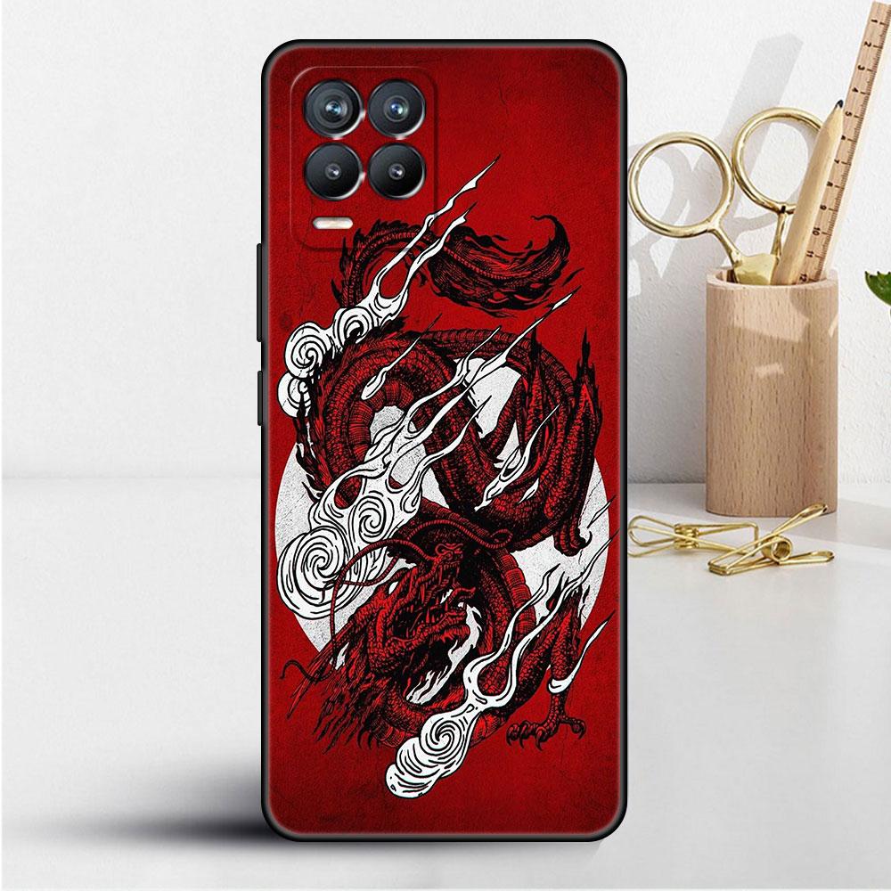 Чехол для Realme 8 C21y GT Neo 2 3 8i C21 7 C11 6 C12 C35 C3 GT 9 Pro C12 силиконовый чехол для телефона TPU с изображением животного дракона