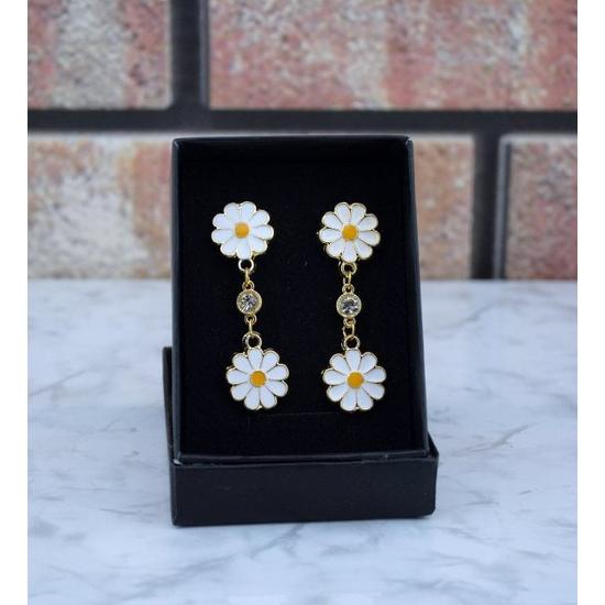 Комплект серег и колец с ожерельем и браслетом Daisy