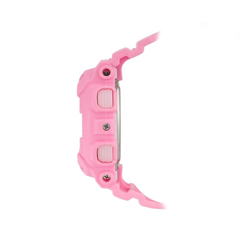 Casio Серия BABY-G Модные Женские Кварцевый Механизм Ремешок из Смолы Японские и Корейские Часы Женские Часы Розовый Циферблат BA-110-4A1D