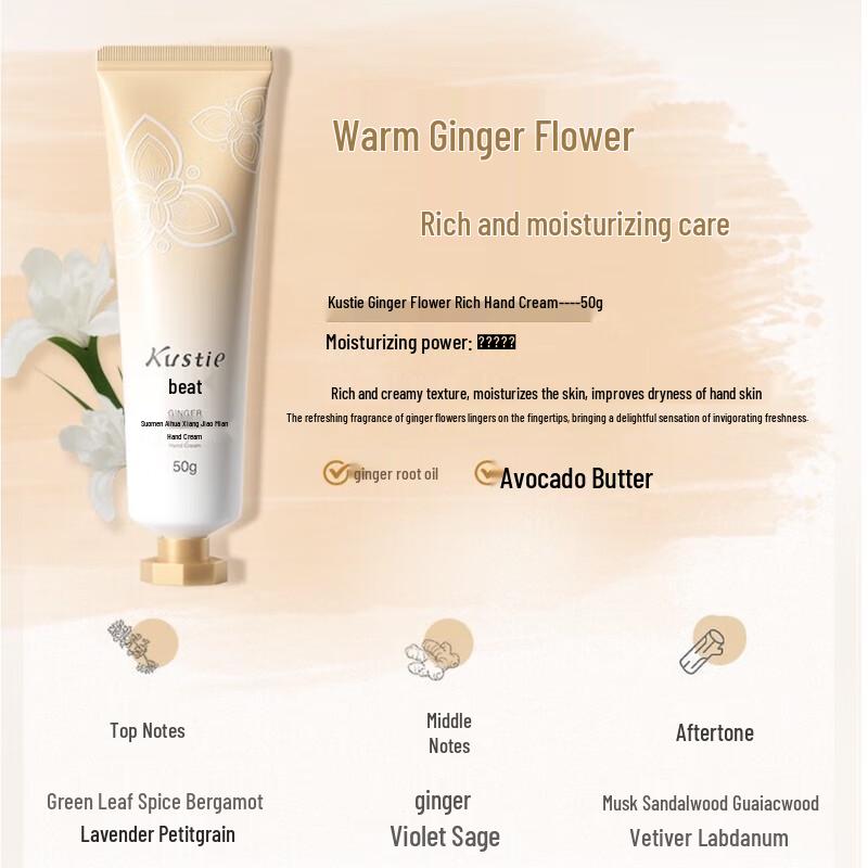 Kustie 4-Scent Moisturizing Hand Cream Set