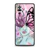 Чехол для телефона TPU для Xiaomi Redmi Note 10 11 9 8 Pro 9S 7 8T 9T 9A 8A 9C K50 K40 игровой чехол Paris Art синяя бабочка девушка цветок