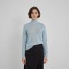 Fluffy and Light, Semi-turtleneck Slim-fitting Versatile Inner Wool Sweater, Women's Fashion Temperament Full Wool Bottoming Shirt