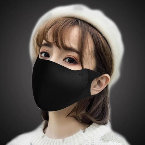 Face Guard Warmth Cold Protection Dustproof Face Shield Solid Color Design Comfortable 3D Fit Face Guard