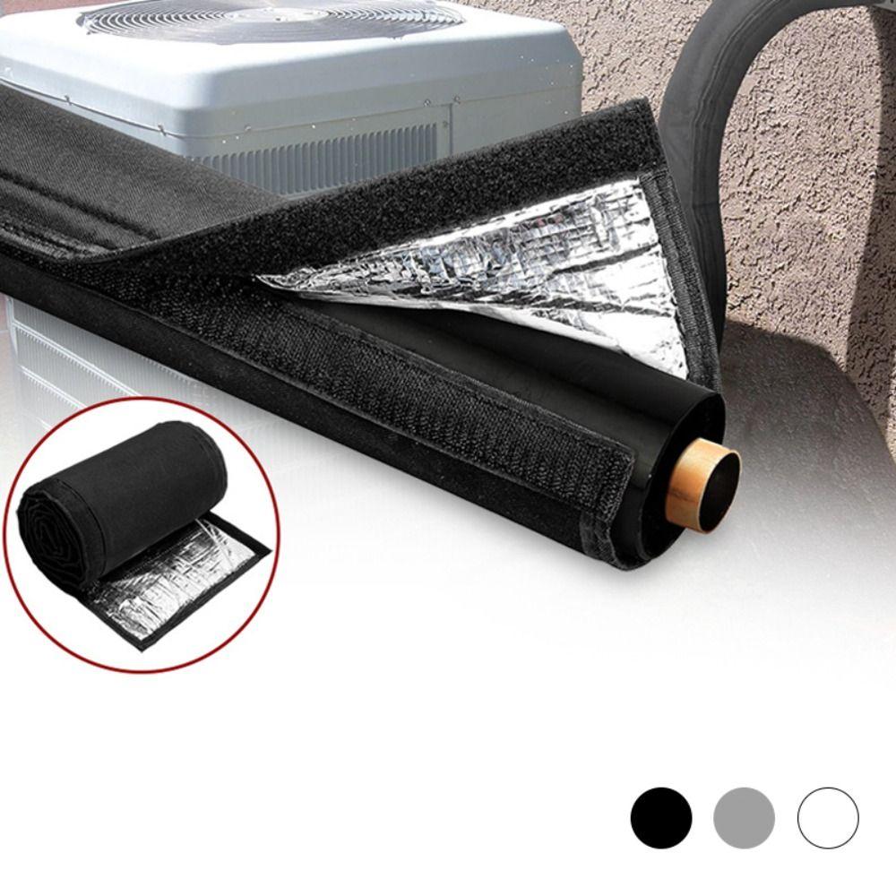 600D Оксфордские Чехлы для Изоляции Труб Кондиционера 72x10.2 дюйма Изоляционная Обертка для ОВКВ Наружная Установка