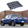 ABS Carbon Fiber Exterior Side Door Handle Cover Trim For Nissan Frontier 05-12