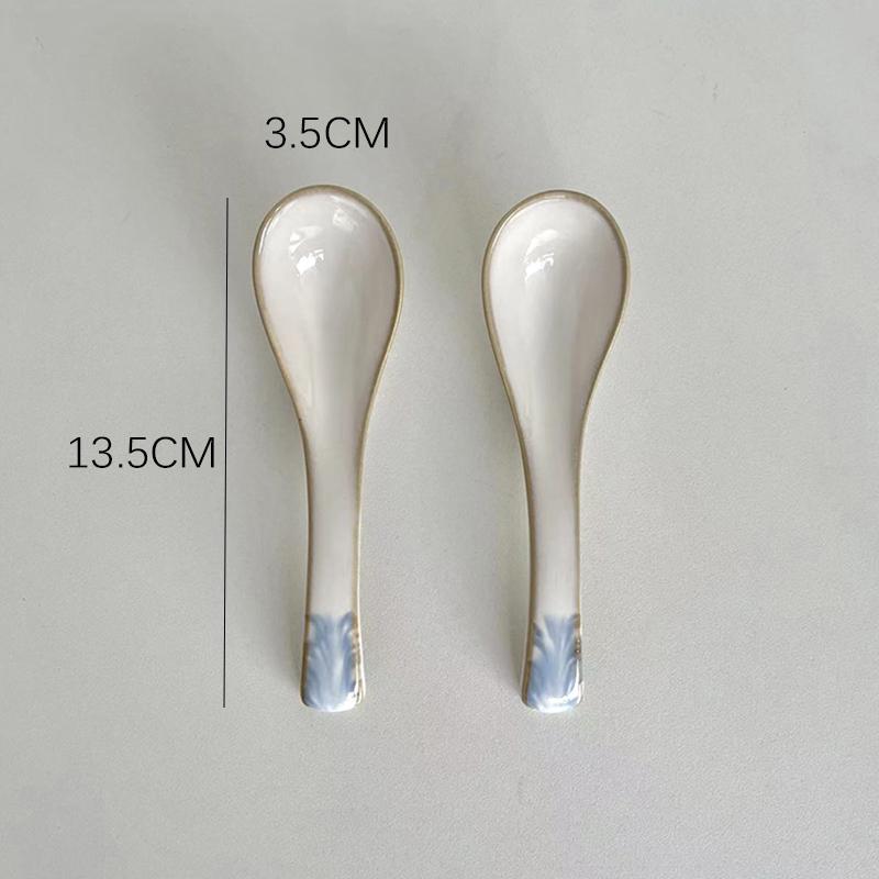 Чувствуй! Набор посуды с синим кружевом: Стейк, Завтрак, Западная кухня, Десерт, Фруктовые тарелки