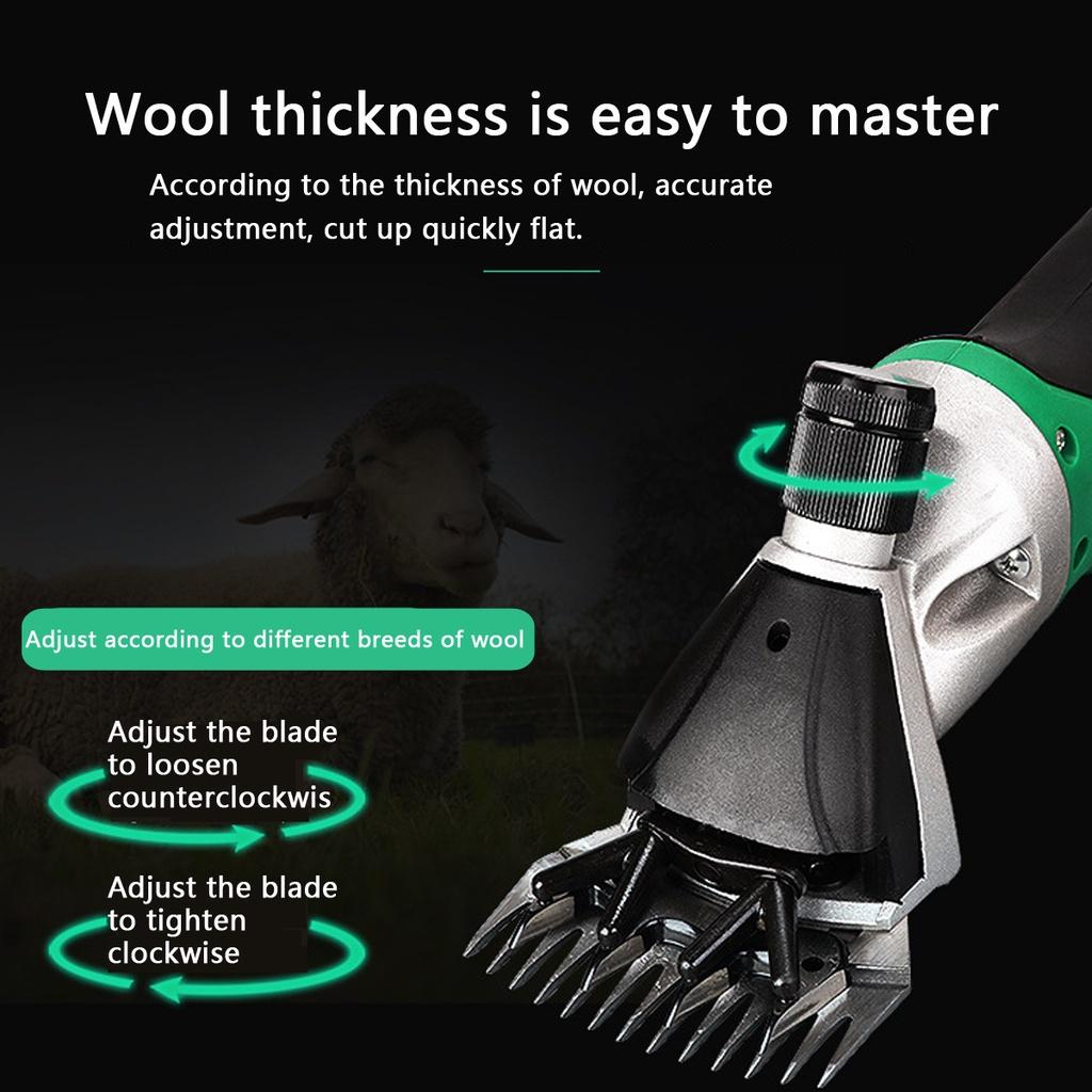 Electric Sheep Goat Shearing Machine Trimmer Tool Wool Scissor Cut Clipper Shaving Machine 220V 850W
