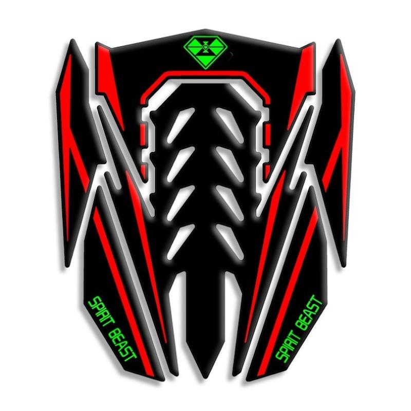 3D светоотражающая наклейка для мотоцикла, защитная наклейка для топливного бака, наклейка для Honda KTM Yamaha