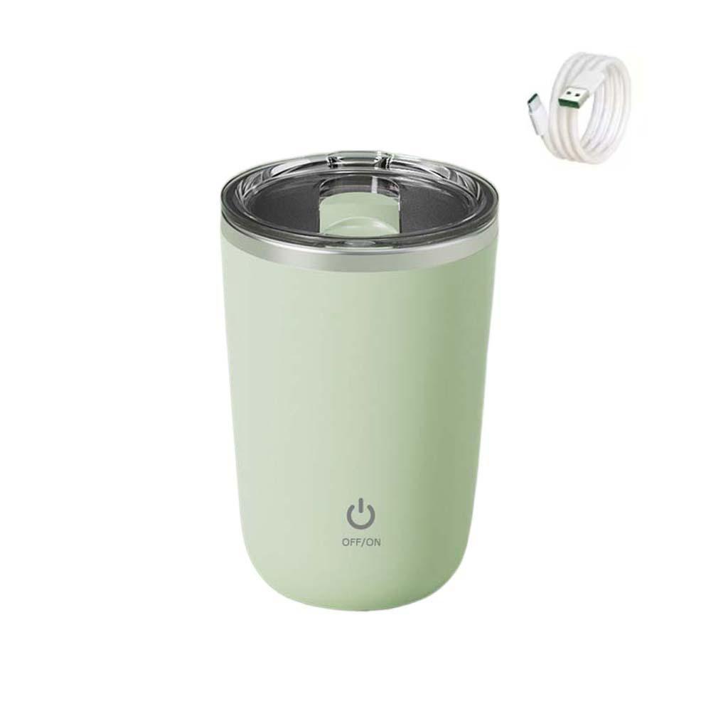 Auto Rotate Electric Mixing Cup 304 Stainless Steel Stirring Coffee Cup Kitchen