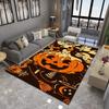 Halloween Night Pumpkin Floor Mat, Non-Slip Door Rug for Living Room Carpet Festive Home Decor for Xmas, Halloween rug