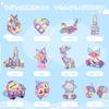 AMYCOOL 129PCS Магнитные блоки Девочки Магнитные блоки Игрушки Магнитные детские развивающие игрушки Мальчики Магнитные игрушки Строительные блоки Игрушки Популярные Милые 3D