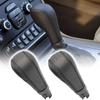 Ручка переключения передач автомобиля, кожаная, 5/6, ручной рычаг переключения передач, гандбольные аксессуары для замены автомобиля для Volvo S60 S80 V70 XC70
