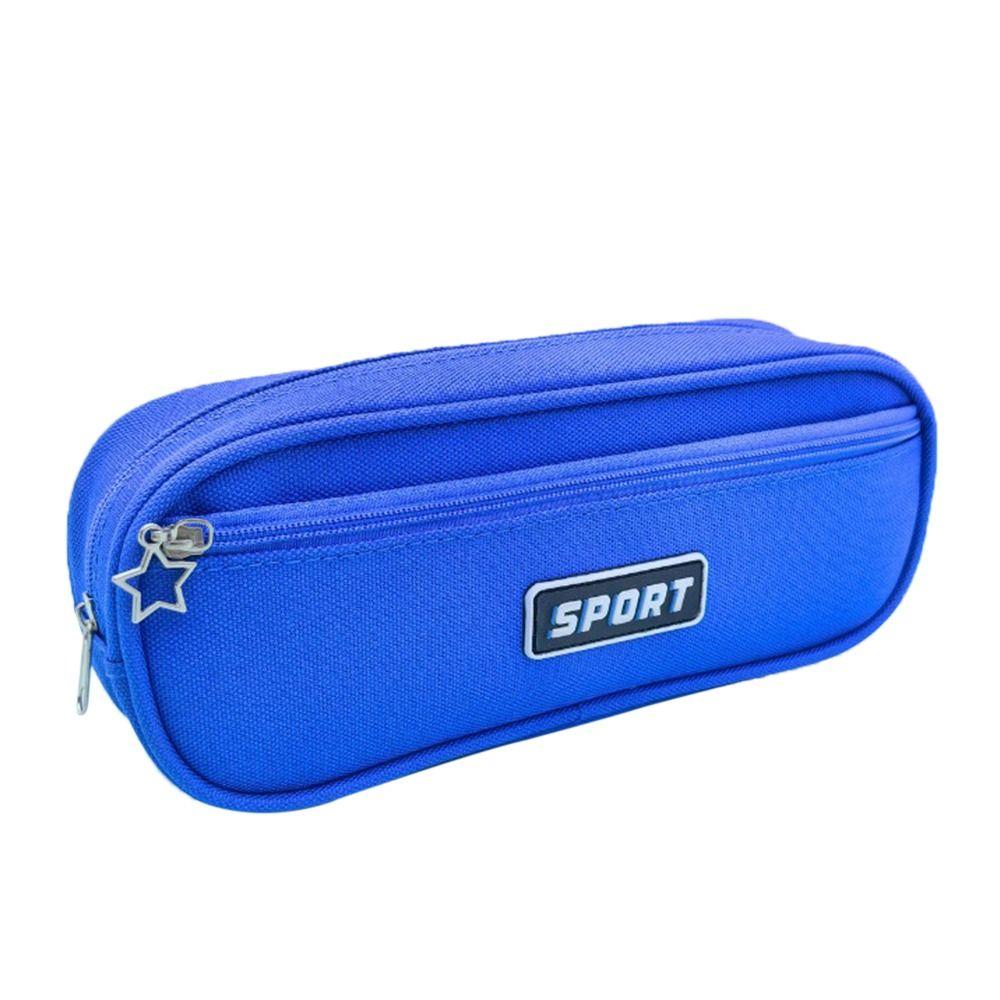 Large Capacity Pen Bag Zipper Design Pen Organizer Box  School Office Supplies