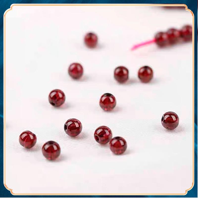 8А винно-красные гранатовые хрустальные бусины для самодельных ювелирных изделий, браслетов и ожерелий