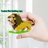 Mini Animals Micro Particle Building Blocks Diamond Bricks Cat Dog Parrot Corgi Flamingo Models Assembly Toys For Kids Children