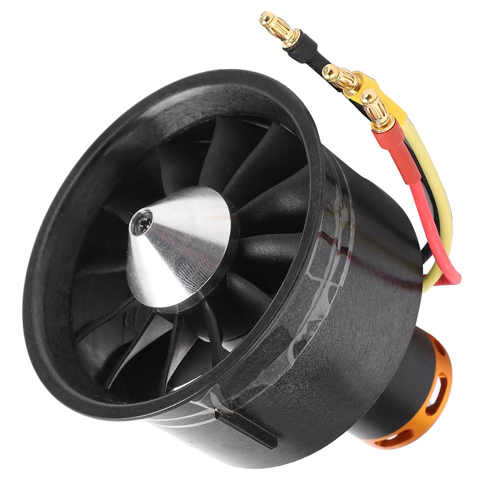 QXMotor 64 мм EDF комплект QF28223500KV бесщеточный двигатель с 12 лопастями канальный вентилятор для радиоуправляемого самолета