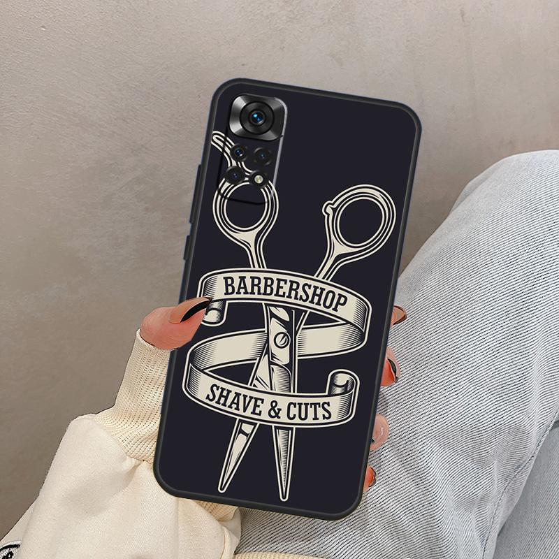 Barber Shop Hair Stylist Tools Case For Xiaomi Redmi Note 12 Pro 8 9 10 11 Pro Note 11S 9S 10S 9A 9C 9T 10C 12C Cover